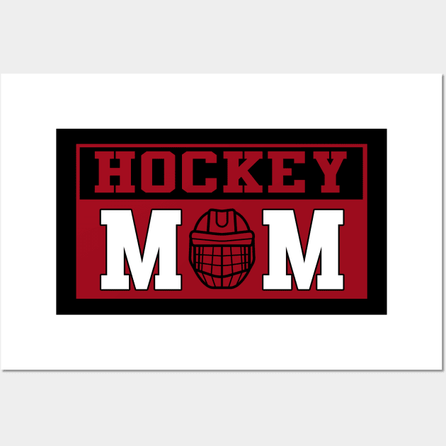 Hockey Goalie Mom Wall Art by tropicalteesshop